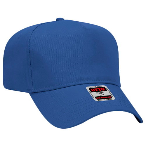 Otto 5 Panel Mid Profile Baseball Cap