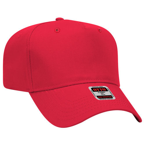 Otto 5 Panel Mid Profile Baseball Cap