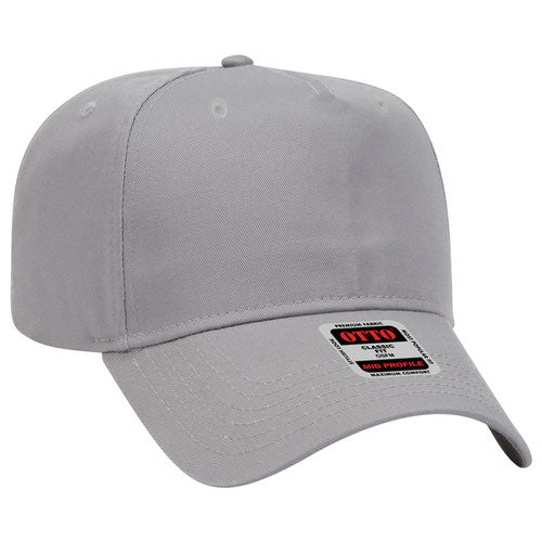 Otto 5 Panel Mid Profile Baseball Cap