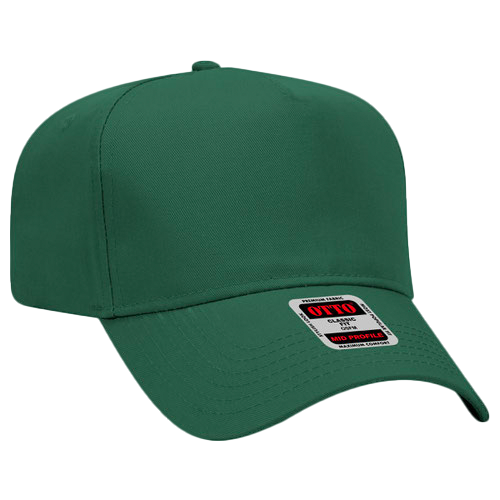 Otto 5 Panel Mid Profile Baseball Cap