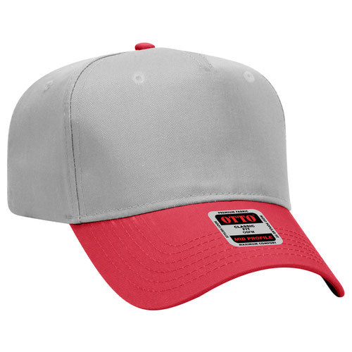 Otto 5 Panel Mid Profile Baseball Cap