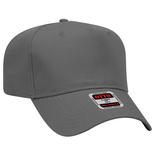 Otto 5 Panel Mid Profile Baseball Cap