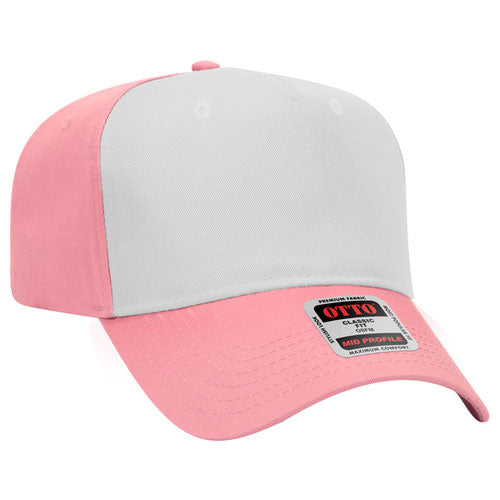 Otto 5 Panel Mid Profile Baseball Cap